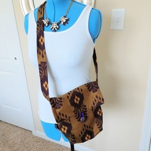 Handmade Colored Jute Crossbody bag New